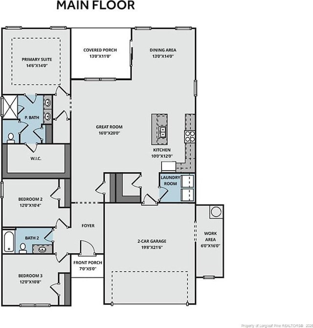 5513 Tall Timbers Dr, Fayetteville, NC 28311 - floor plan / room layout