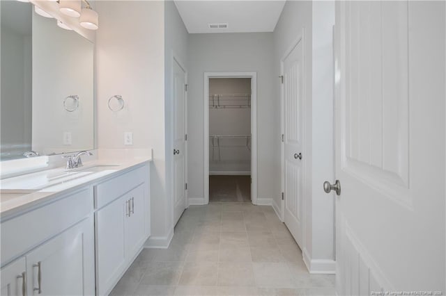 5513 Tall Timbers Dr, Fayetteville, NC 28311 - bathroom featuring vanity and baseboards