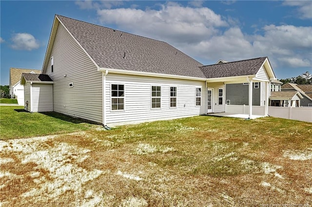 5411 Seedling Rd, Fayetteville, NC 28311 - back of house featuring roof with shingles