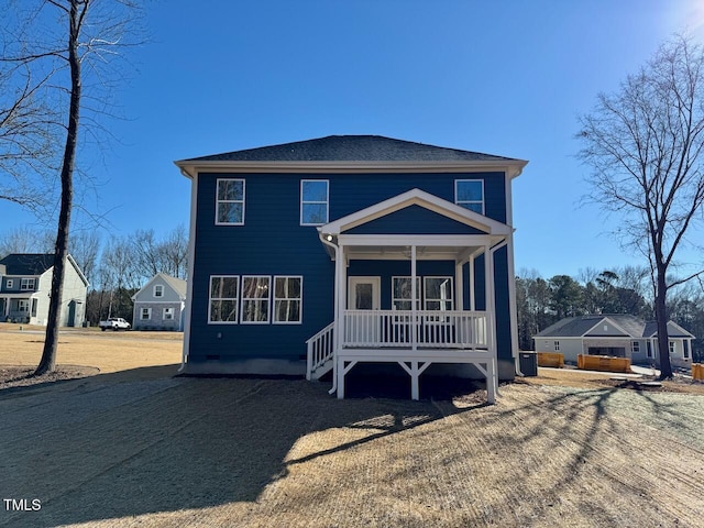 view of front of home featuring a porch