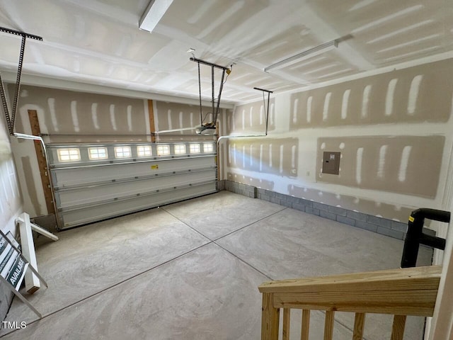 196 Grand Griffon Way, Lillington, NC 27546 - garage featuring a garage door opener and electric panel