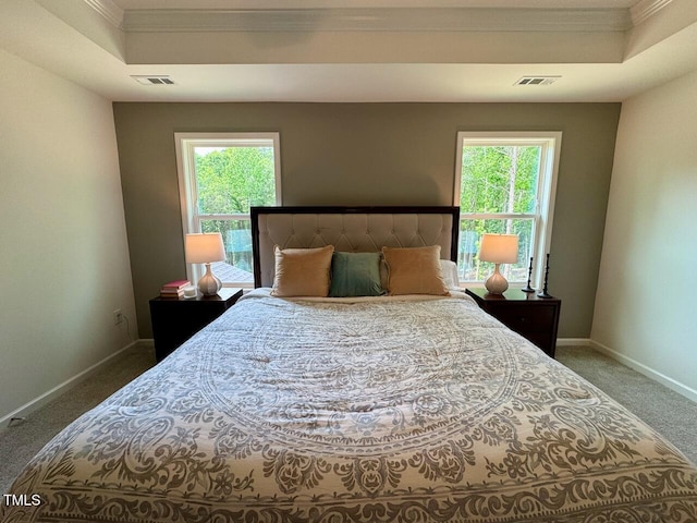 196 Grand Griffon Way, Lillington, NC 27546 - bedroom featuring carpet, ornamental molding, and baseboards