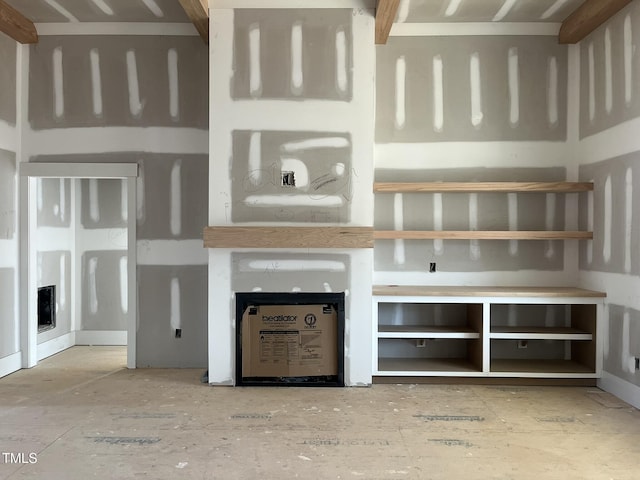 view of unfurnished living room