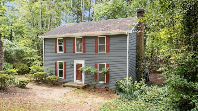 view of colonial-style house