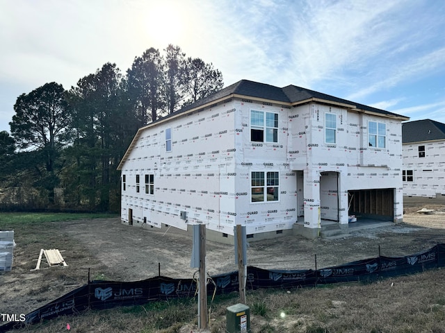 view of side of property