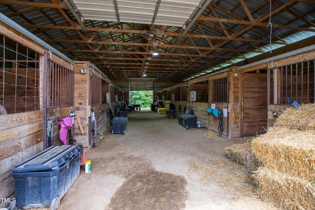 view of stable