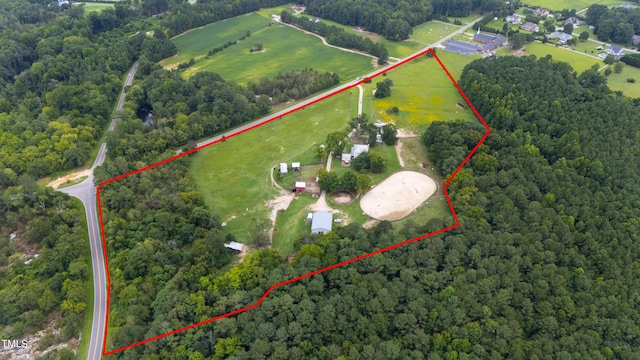 aerial view with a view of trees