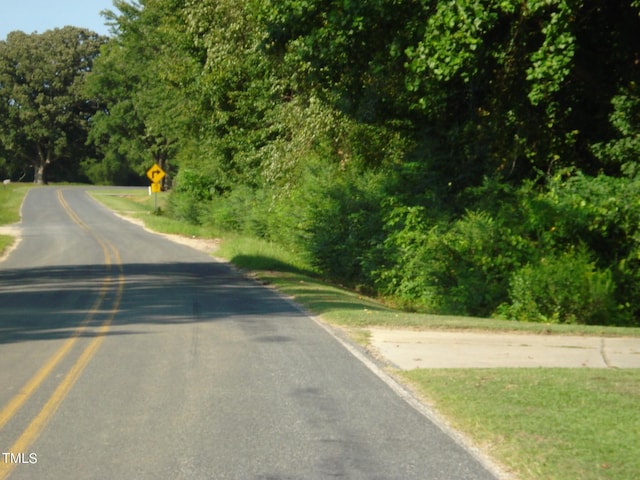 view of road