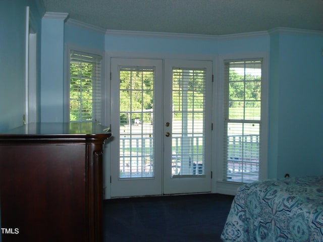 334 Ira B Tart Rd, Dunn, NC 28334 - entryway with french doors and ornamental molding