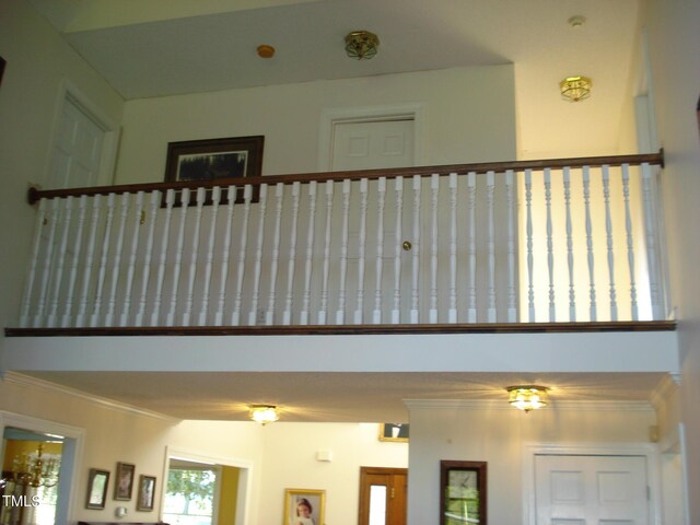 stairs with ornamental molding