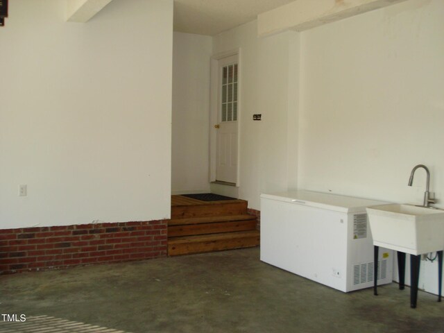 laundry area with sink