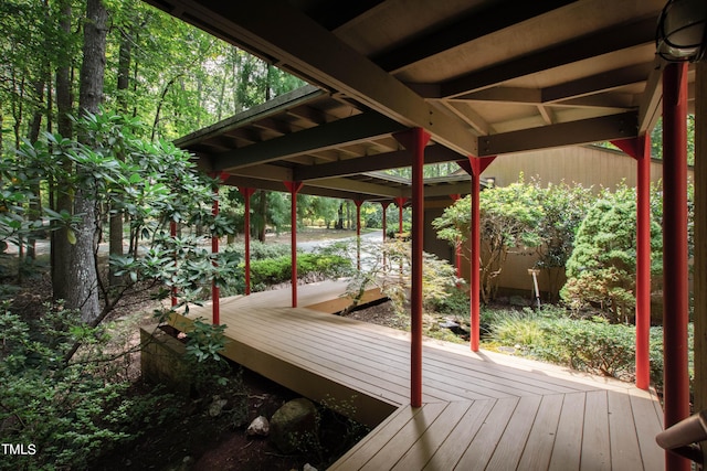 view of deck