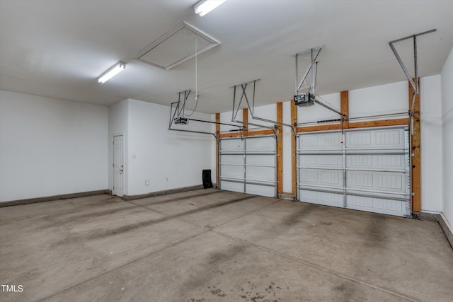 3240 Hillcastle Trl, Chapel Hill, NC 27516 - garage with a garage door opener