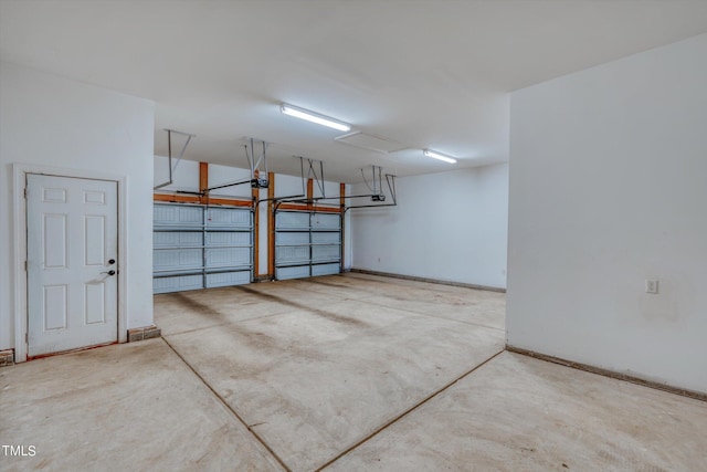 3240 Hillcastle Trl, Chapel Hill, NC 27516 - garage with baseboards