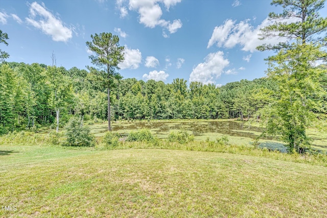 3240 Hillcastle Trl, Chapel Hill, NC 27516 - view of grassy yard featuring a wooded view