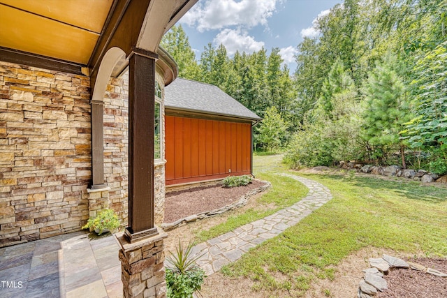 3240 Hillcastle Trl, Chapel Hill, NC 27516 - view of grassy yard