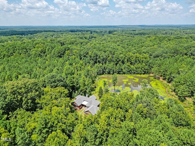 3240 Hillcastle Trl, Chapel Hill, NC 27516 - bird's eye view of a forest and a large body of water