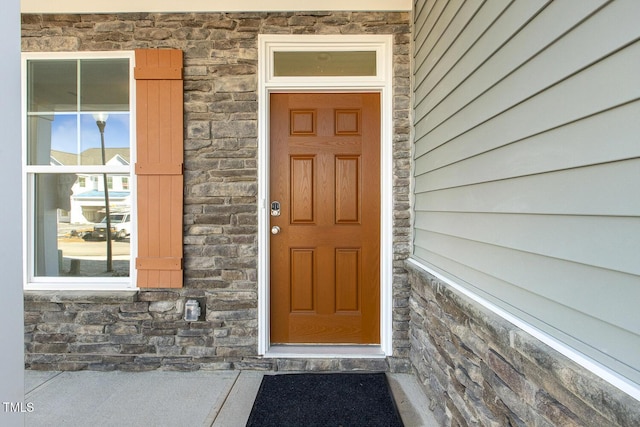 view of entrance to property