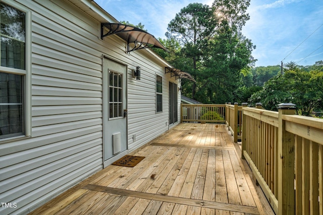 view of deck