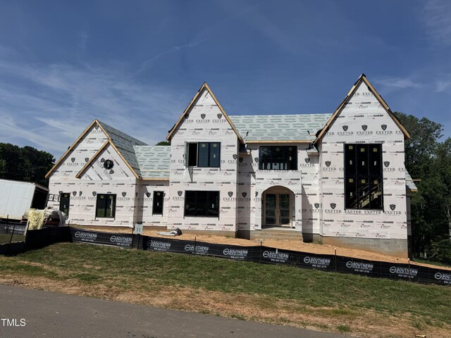 9105 Overlook Crest Dr, Wake Forest, NC 27587 - unfinished property featuring a fenced front yard