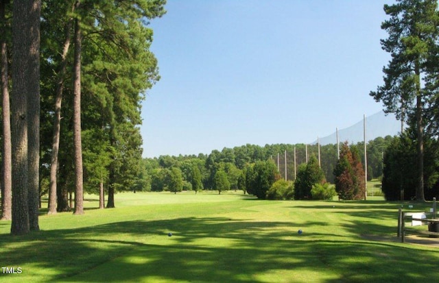 view of community featuring a yard