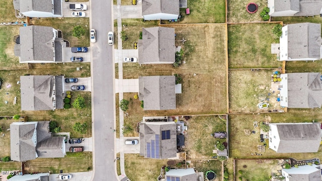 drone / aerial view featuring a residential view