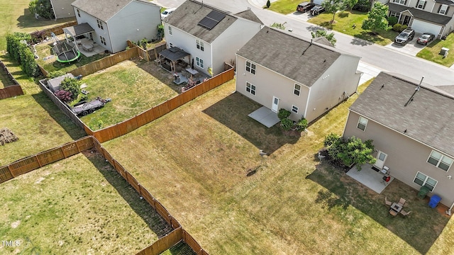 birds eye view of property featuring a residential view