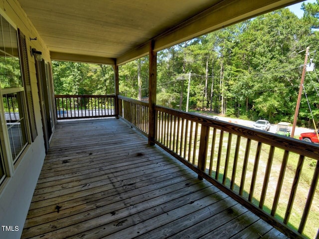 view of deck