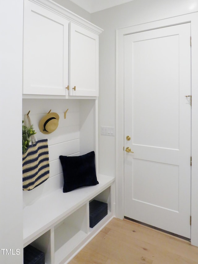 2506 Silas Peak Ln, Apex, NC 27523 - mudroom with light wood-type flooring