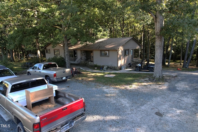 view of ranch-style home