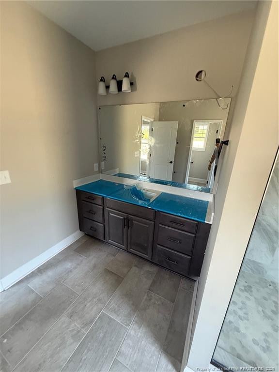 3013 Deeside Ct, Fayetteville, NC 28306 - bathroom with baseboards and vanity