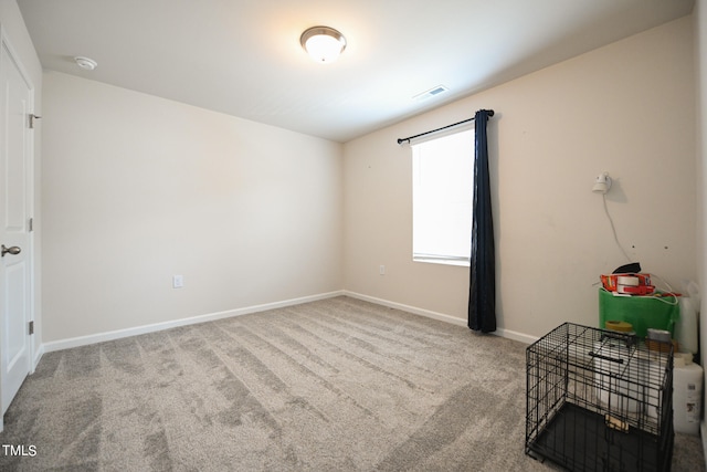 unfurnished bedroom featuring carpet floors