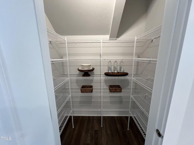 view of pantry