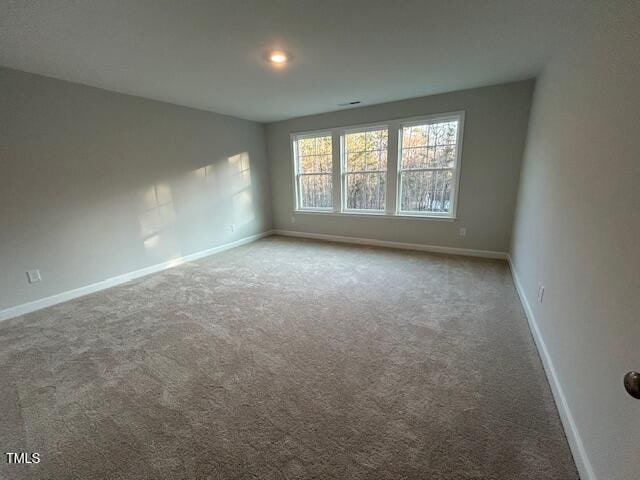 spare room featuring carpet floors