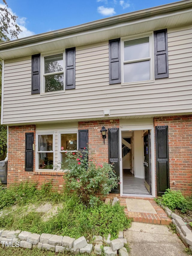 146 Luxon Pl, Cary, NC 27513 - view of front of house with brick siding