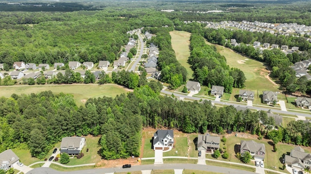 100 N Ridge View Way, Franklinton, NC 27525 - aerial overview of property's location with nearby suburban area, a heavily wooded area, and a golf club
