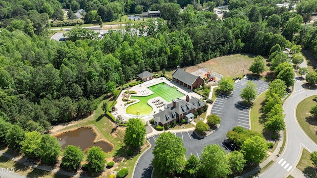 100 N Ridge View Way, Franklinton, NC 27525 - aerial view of a nearby body of water and a heavily wooded area