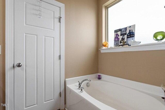 bathroom with a bathing tub