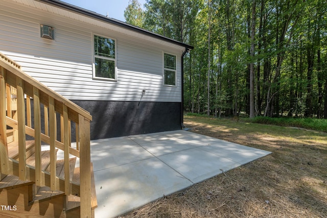 exterior space with a patio