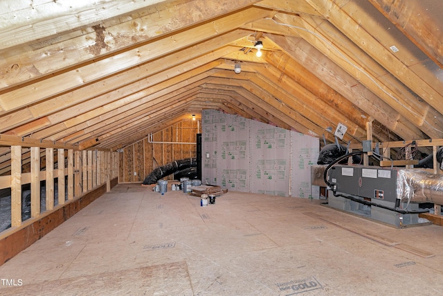 view of attic