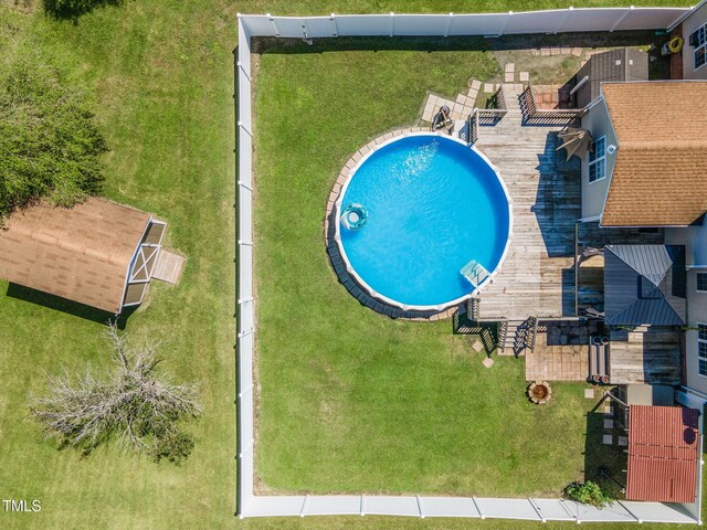 view of pool