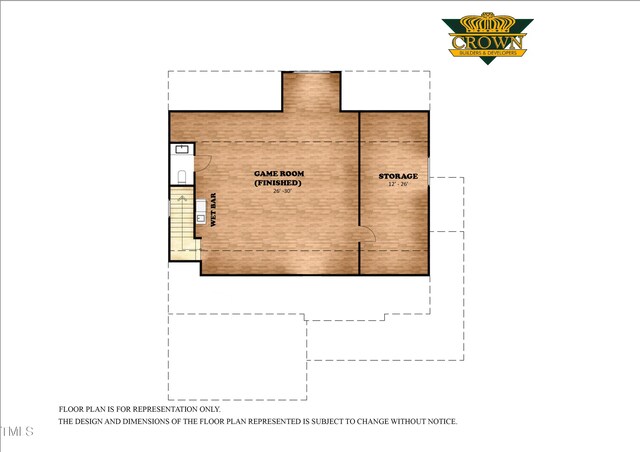 600 Darian Woods Dr, Holly Springs, NC 27540 - view of room layout