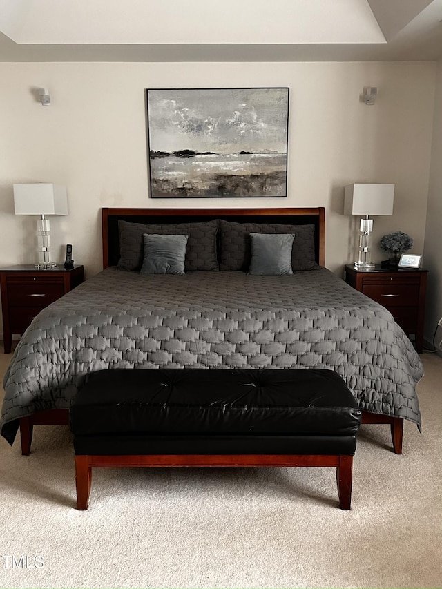 bedroom featuring carpet floors