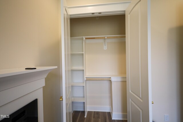 view of closet