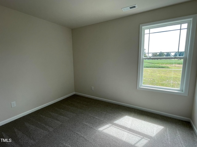 unfurnished room featuring carpet flooring