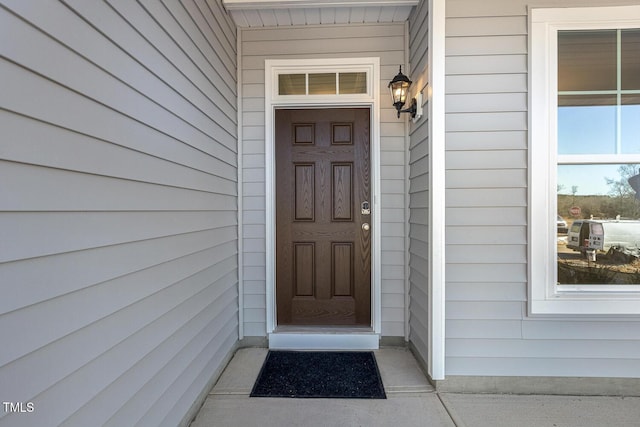 view of property entrance