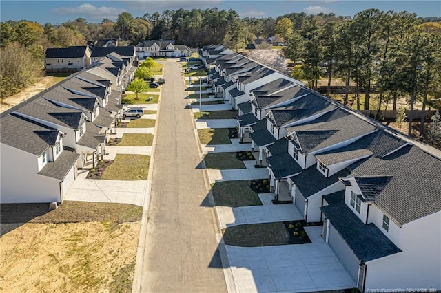 drone / aerial view featuring a residential view