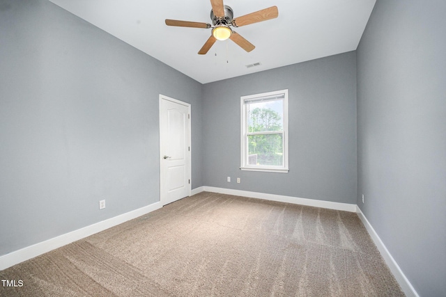 3313 Overhead Ct, Willow Springs, NC 27592 - carpeted empty room featuring baseboards and a ceiling fan