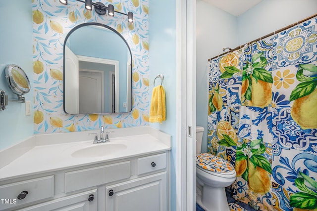 3313 Overhead Ct, Willow Springs, NC 27592 - bathroom with vanity and a shower with curtain
