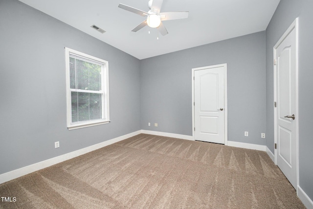 3313 Overhead Ct, Willow Springs, NC 27592 - unfurnished bedroom featuring carpet and ceiling fan